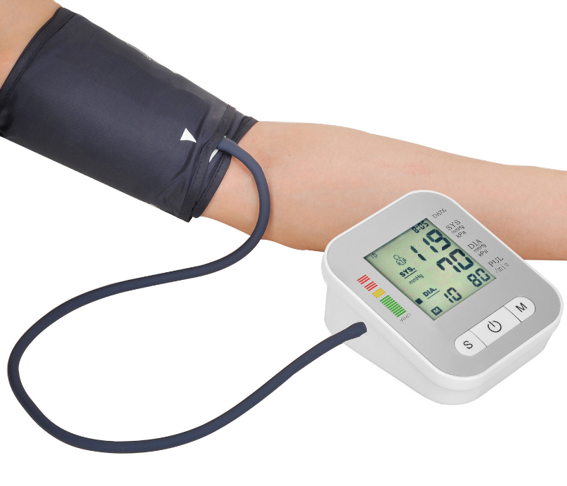 Esfigmomanómetro digital para el cuidado de la salud del monitor de presión arterial del brazo superior 