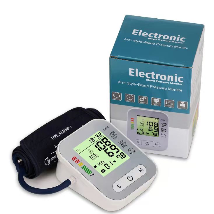 Monitor de presión arterial portátil inteligente Mini USB automático para uso en el hogar, venta al por mayor, brazo superior electrónico