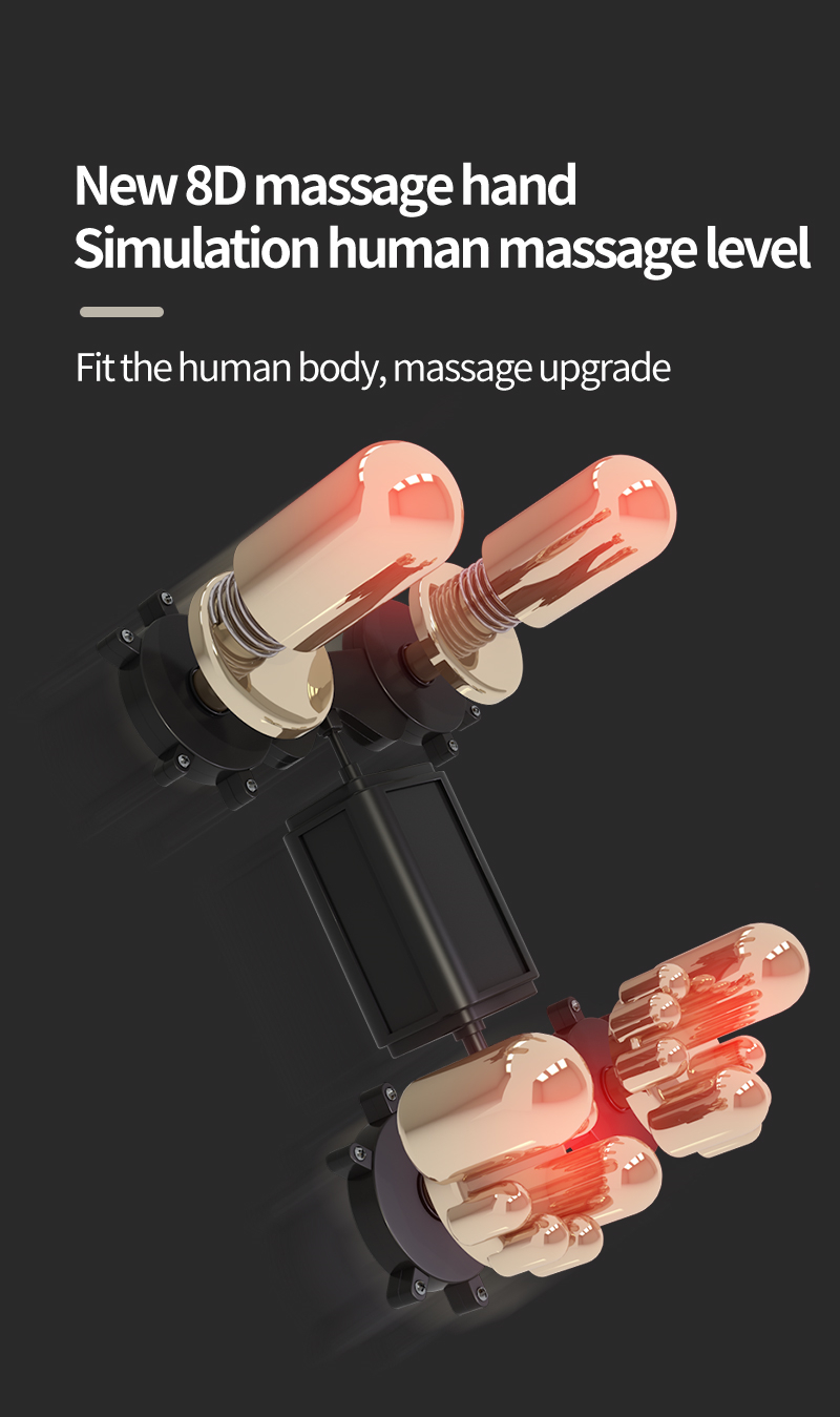 Silla de masaje de cuerpo completo comercial ajustable Shiatsu