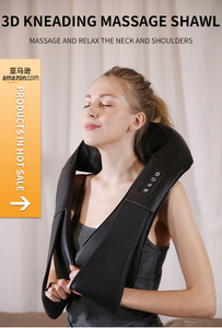 Dispositivo de masajeador de cuello para amasar con calefacción Shiatsu eléctrica multifrecuencia 3D, masajeador de Control de tiempo de 15min para espalda, hombros, piernas y cintura