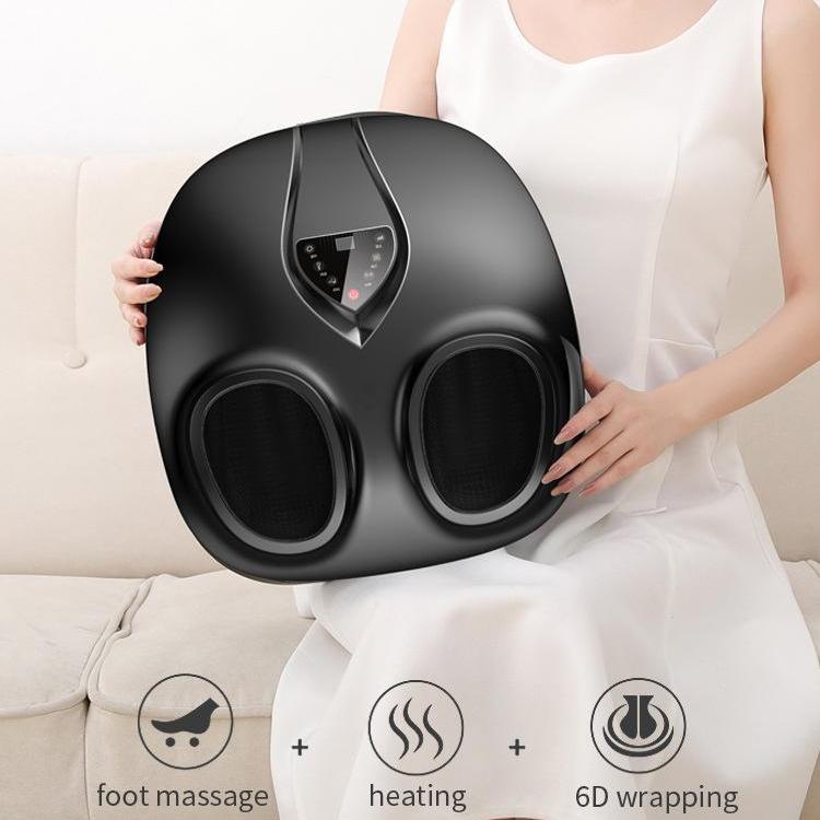 Masajeador de pies de amasado profundo 4D de cobertura completa para uso doméstico, masajeador de pies con calefacción para terapia de Shiatus cálido con vibración