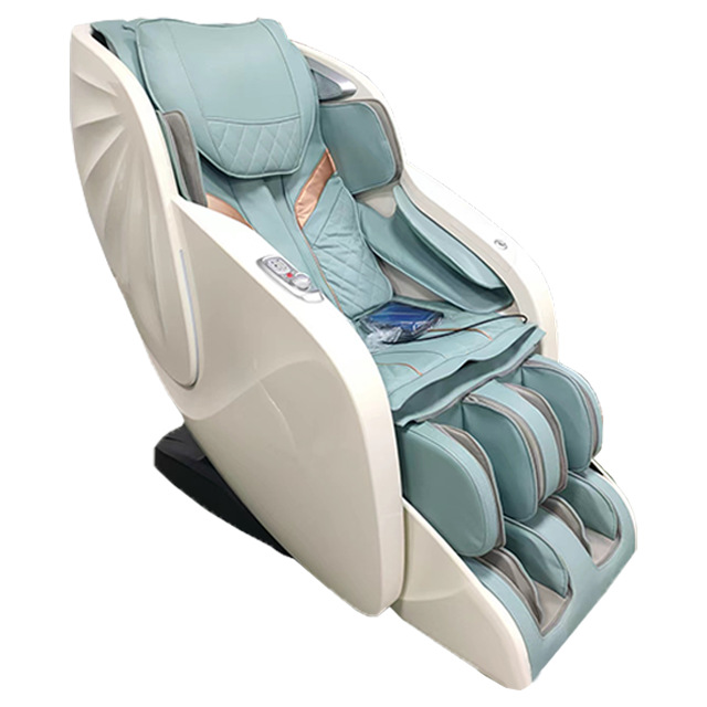 Masaje de cuerpo entero comercial de gravedad cero para uso doméstico con Bluetooth, tipo de carcasa de música, silla de masaje envuelta en bolsa de aire con luces laterales