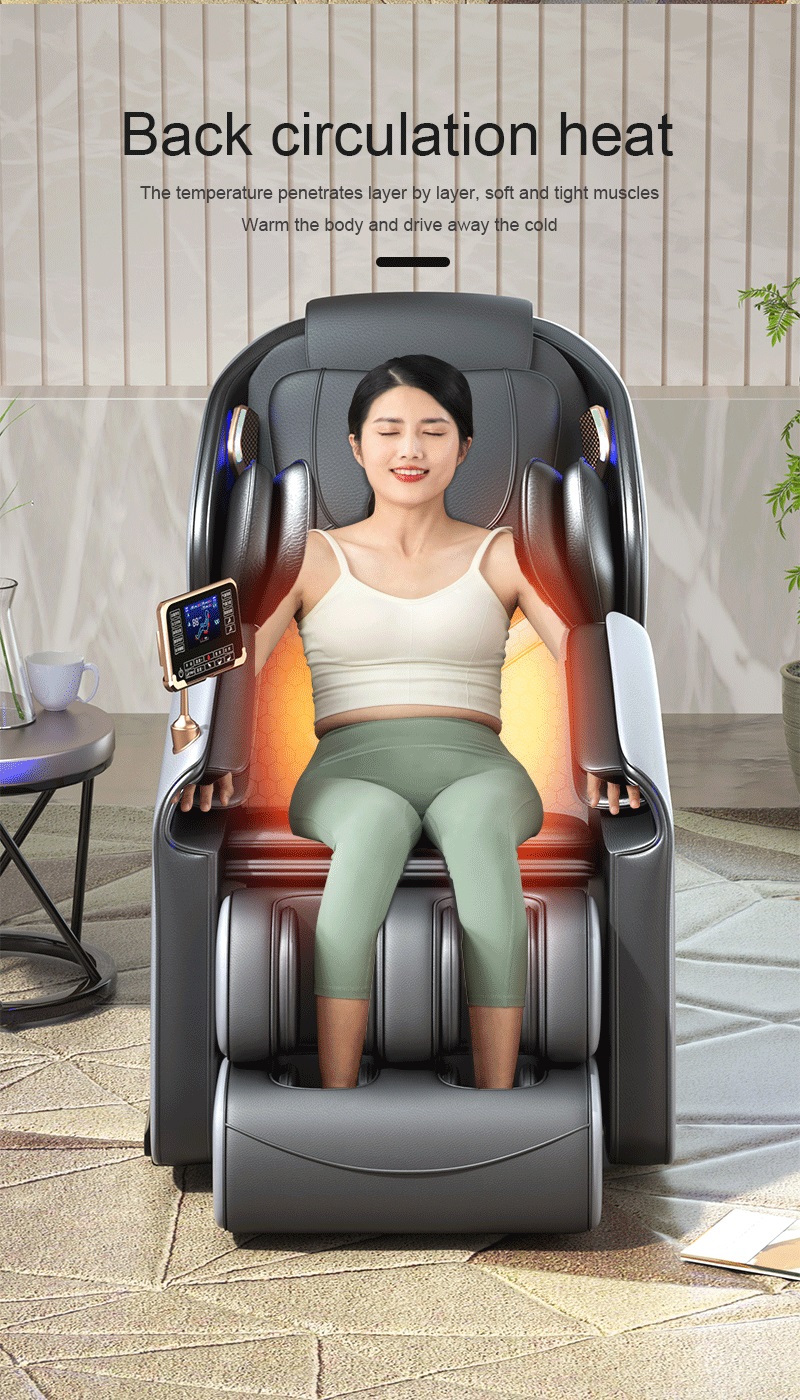 Nuevo manipulador eléctrico 2D SL Track Zero Gravity silla masajeadora de cuerpo completo Airbag presión amasado calor relajante silla masajeadora