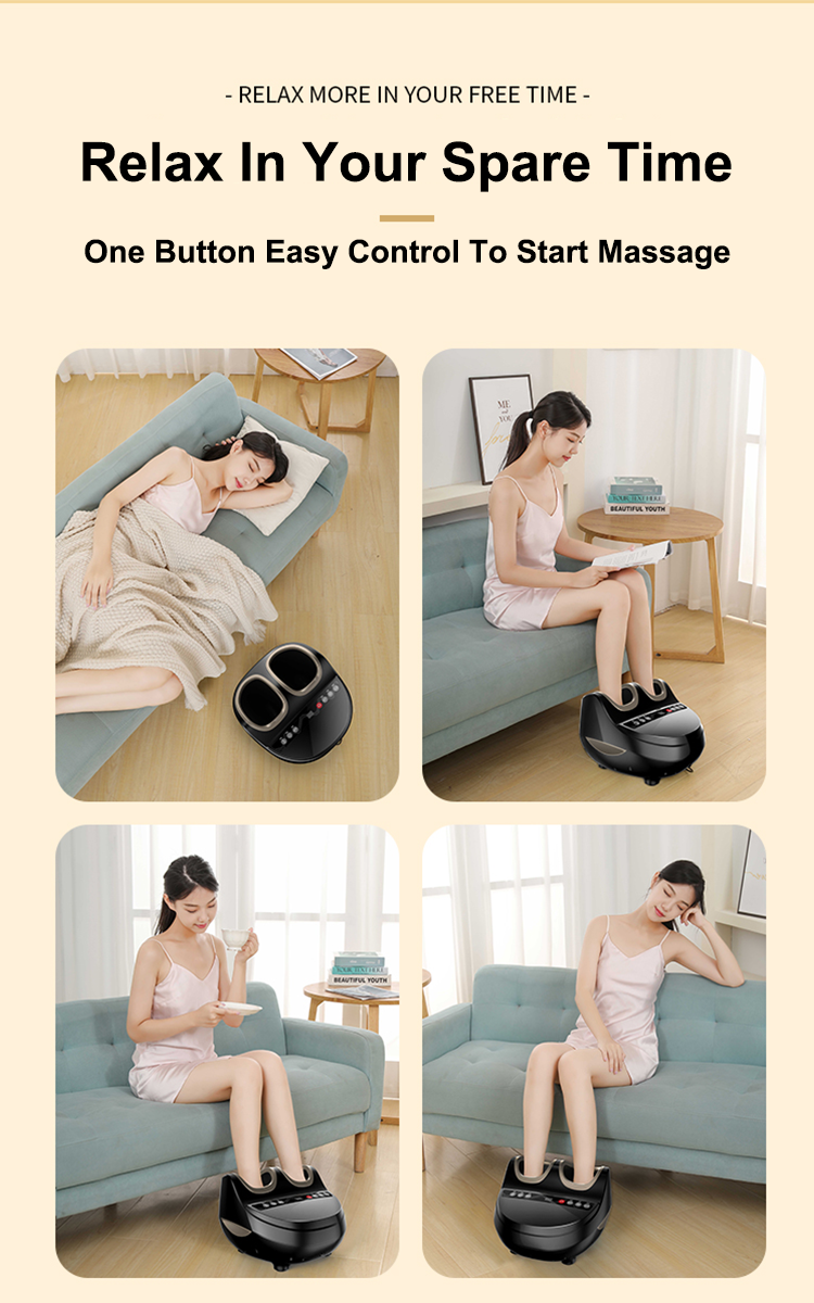 Masajeador de pies y piernas de Spa automático profesional para uso doméstico máquina masajeadora de circulación sanguínea de pies y piernas infrarroja